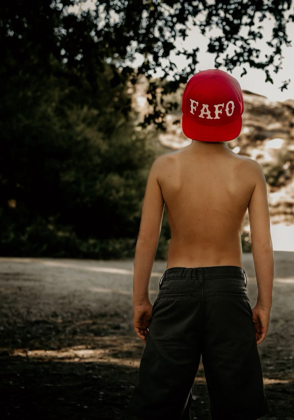 FAFO Snapback (White)