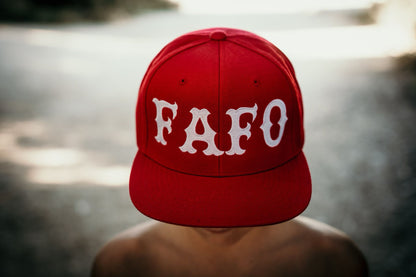 FAFO Snapback (White)