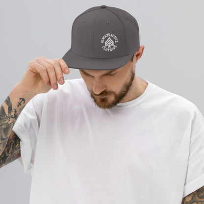 Always Active Logo( White) Snapback