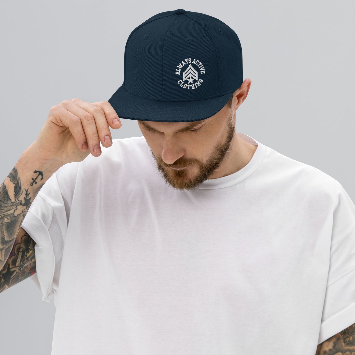 Always Active Logo( White) Snapback