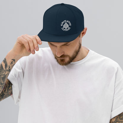 Always Active Logo( White) Snapback