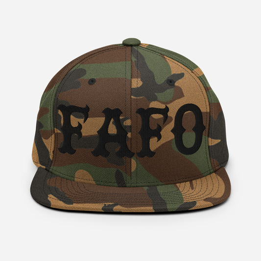 FAFO Snapback (Black)