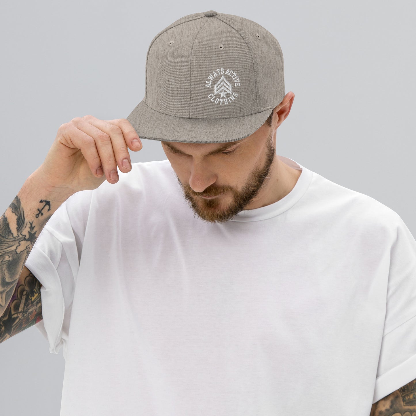 Always Active Logo( White) Snapback