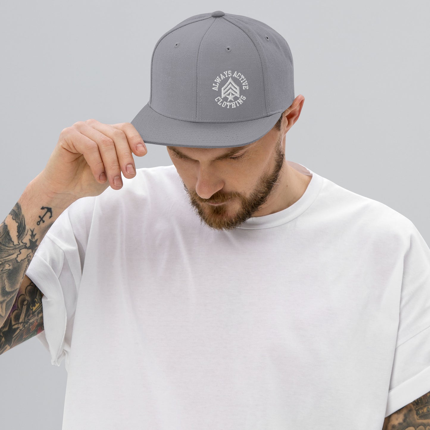 Always Active Logo( White) Snapback